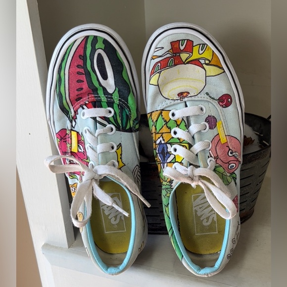 Vans Era Custom Culture X Hoya Fruit Canvas Sneakers Size Men’s 5.5, Women’s 7 - Picture 4 of 9